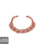 دستبند مسی زنانه مدل شنل CH5
