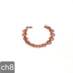 دستبند مسی زنانه مدل شنل CH8