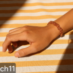 دستبند مسی زنانه مدل شنل CH11