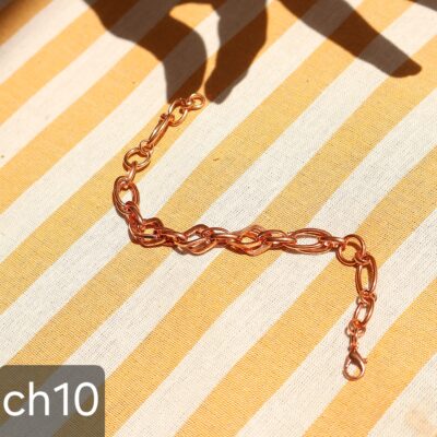 دستبند مسی زنانه مدل شنل CH10
