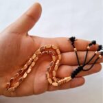 تسبیح حدید مسی چهار وجهی نمره پنج 33 دانه R2