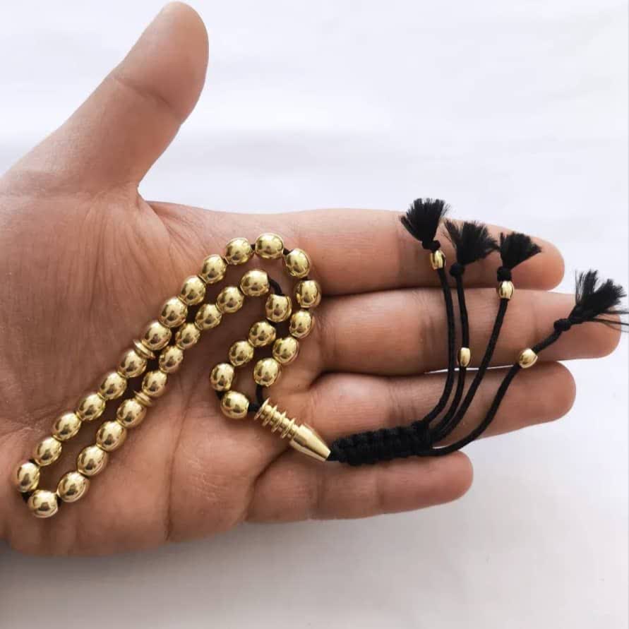 تسبیح حلی برنجی نمره هشت 33 دونه تسبیح حلی برنجی نمره هشت 33 دانه R4